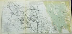 3 Maps and 1 Drawing from the German Expeditions of North Abbysinia, 1838-1861