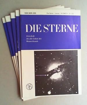 Die Sterne. Zeitschrift für alle Gebiete der Himmelskunde. Jg. 63 (1987), Hefte 1 und 3-6 (von 6).