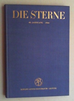 Die Sterne. Monatsschrift über alle Gebiete der Himmelskunde. Hg. von C. Hoffmeister. Jg. 42 (1966).