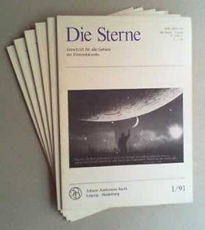 Die Sterne. Zeitschrift für alle Gebiete der Himmelskunde. Jg. 67 (1991) in 6 Heften.