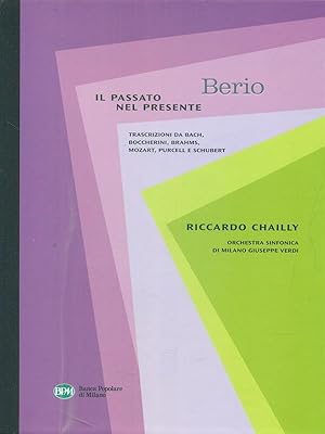 Imagen del vendedor de Berio il passato nel presente a la venta por Librodifaccia