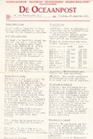 Seller image for De Oceaanpost JP Coen 26 Augustus 1938 Via Radio Holland for sale by nautiek