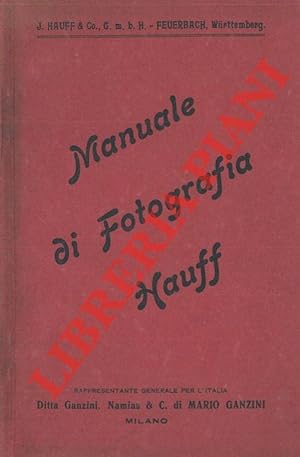 Manuale di fotografia J. Hauff per l'uso dei propri prodotti fotografici.