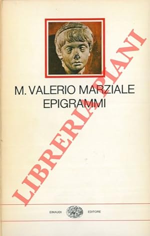 Bild des Verkufers fr Epigrammi. Versione di Guido Ceronetti. Con un saggio di Concetto Marechesi. Testo latino a fronte. zum Verkauf von Libreria Piani