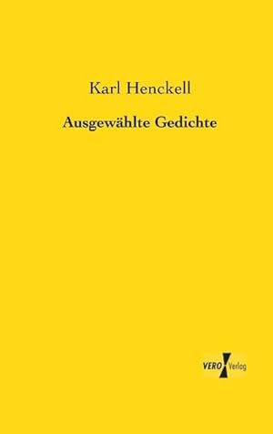 Immagine del venditore per Ausgew�hlte Gedichte venduto da BuchWeltWeit Ludwig Meier e.K.