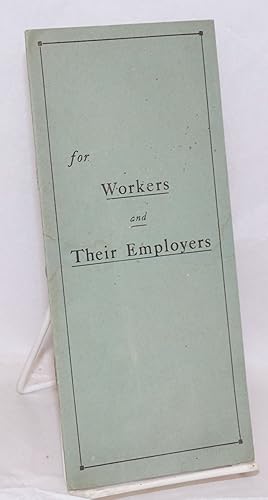 Image du vendeur pour Compromise methods of harmonizing the relations between workers and employers. A defense of premium and bonus plans of compensation mis en vente par Bolerium Books Inc.