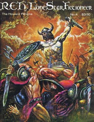 Seller image for REH: LONE STAR FICTIONEER Volume-1 #4 - Spring 1976 (The Robert E. Howard Fanzine.) previously unpublished Howard story Three-Bladed Doom. for sale by Comic World