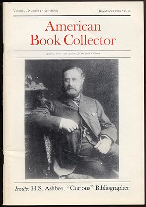 Seller image for American Book Collector: New Series, Volume 3, Number 4, July/August 1982 for sale by Between the Covers-Rare Books, Inc. ABAA