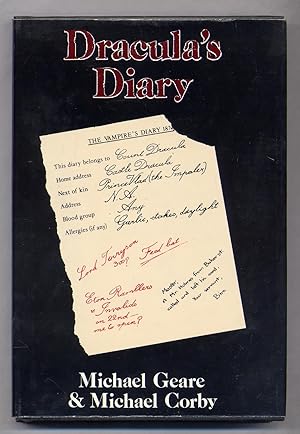 Bild des Verkufers fr Dracula's Diary zum Verkauf von Between the Covers-Rare Books, Inc. ABAA