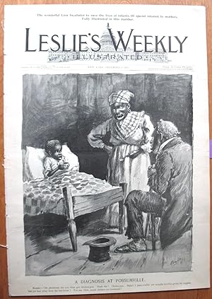 Imagen del vendedor de Leslie's Weekly December 9, 1897. A Diagnosis at Possumville Cover a la venta por Ken Jackson