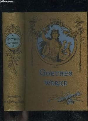Imagen del vendedor de GOETHES WERKE. a la venta por Le-Livre