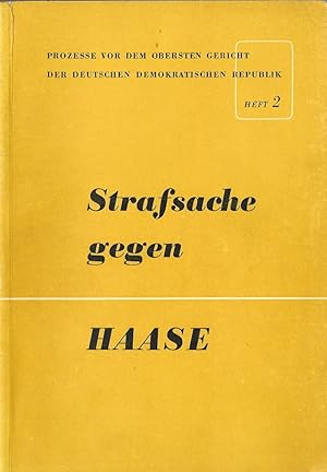 Strafsache gegen Haase u. a. ("Organisation Gehlen")