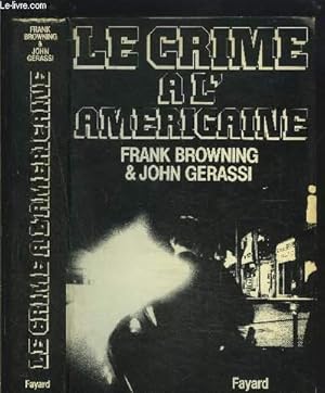 Immagine del venditore per LE CRIME A L AMERICAINE venduto da Le-Livre