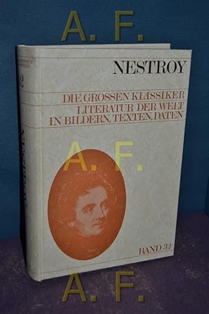 Bild des Verkufers fr Johann Nepomuk Nestroy (Die grossen Klassiker 32) zum Verkauf von Antiquarische Fundgrube e.U.