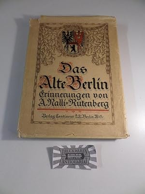 Immagine del venditore per Das alte Berlin - Erinnerungen. venduto da Druckwaren Antiquariat