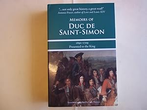 Bild des Verkufers fr Memoirs of Duc de Saint-Simon, 1691-1709: A Shortened Version zum Verkauf von Carmarthenshire Rare Books