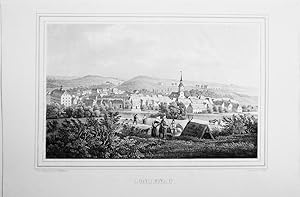 Lunzenau, Lithographie von Arldt nach Täubert um 1840.