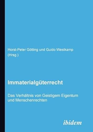 Seller image for Immaterialgterrecht : Das Verhltnis von Geistigem Eigentum und Menschenrechten for sale by AHA-BUCH GmbH