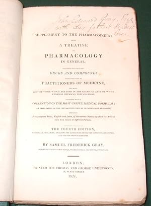 A supplement to the pharmacopoeia : being a treatise on pharmacology in general; including not on...