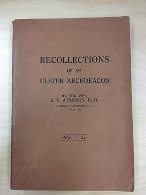 Imagen del vendedor de Recollections of an Ulster Archdeacon a la venta por Temple Bar Bookshop