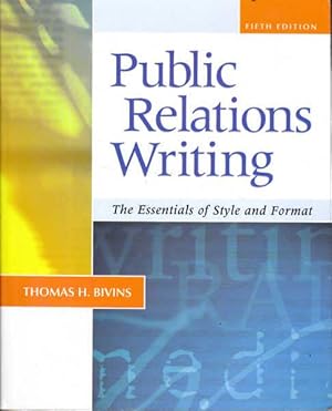 Seller image for Public Relations Writing: The Essentials of Style and Format for sale by Goulds Book Arcade, Sydney