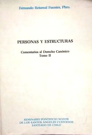 Seller image for Personas y estructuras. Comentarios al Derecho Cannico. Tomo II for sale by Librera Monte Sarmiento