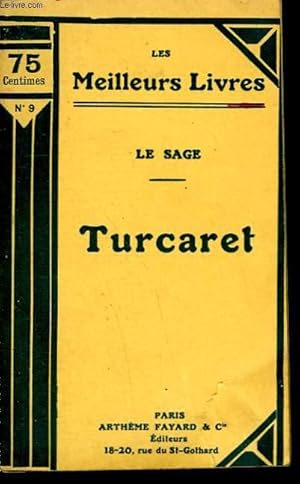 Immagine del venditore per TURCARET. COLLECTION : LES MEILLEURS LIVRES N 9. venduto da Le-Livre