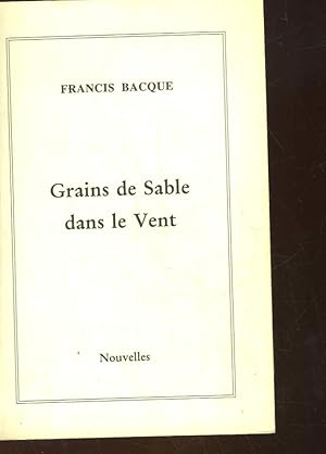 Seller image for GRAINS DE SABLE DANS LE VENT - for sale by Le-Livre