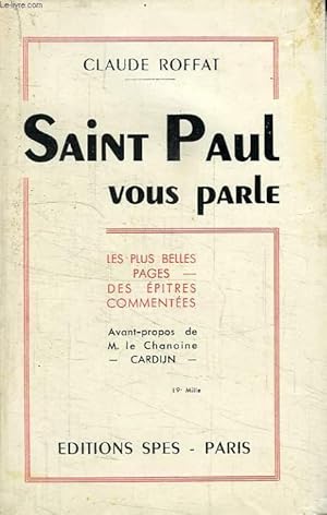 Seller image for SAINT PAUL VOUS PARLE for sale by Le-Livre