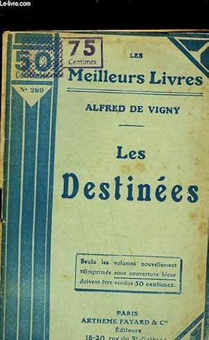 Image du vendeur pour LES DESTINEES - POEMES PHILOSOPHIQUES mis en vente par Le-Livre