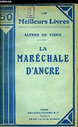 Seller image for LA MARECHALE D'ANCRE for sale by Le-Livre