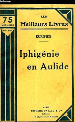 Seller image for IPHIGENIE EN AULIDE for sale by Le-Livre