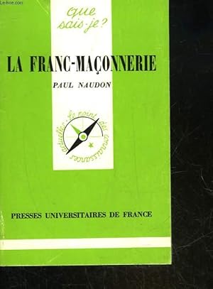 Bild des Verkufers fr LA FRANC-MACONNERIE zum Verkauf von Le-Livre