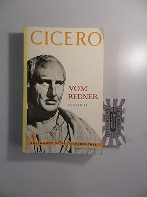 Seller image for Marcus Tullius Cicero : Vom Redner - De Oratore. for sale by Druckwaren Antiquariat