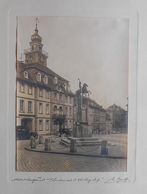 Imagen del vendedor de Saarbrcken. Altes Rathaus. Signierte Original-Photographie von ca. 1934 a la venta por Versandantiquariat Ruland & Raetzer