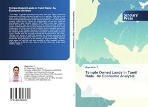 Seller image for Temple Owned Lands in Tamil Nadu: An Economic Analysis for sale by BuchWeltWeit Ludwig Meier e.K.