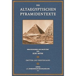 Seller image for Pyramidentexte - 3 und 4 for sale by Antiquariat  Fines Mundi