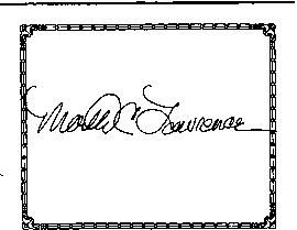 SIGNED BOOKPLATES/AUTOGRAPHS by author MARTHA LAWRENCE