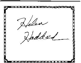 Seller image for **SIGNED BOOKPLATES/AUTOGRAPHS by author HELEN HADDAD** for sale by ODDS & ENDS BOOKS