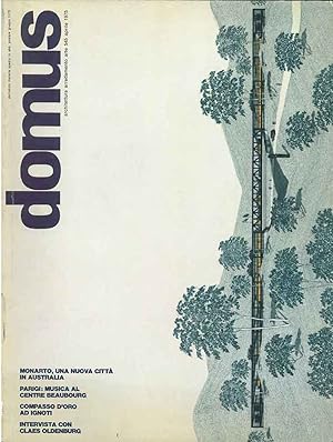 Domus. Architettura arredamento arte. n. 545, aprile 1975. Direttore Gio Ponti