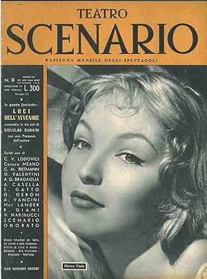 Teatro scenario. Rassegna mensile degli spettacoli. N. 9, anno XIX, settembre 1955. In questo num...