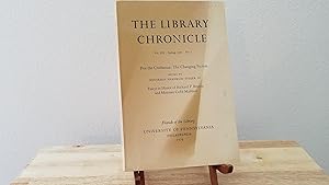 The Library Chronicle Vol. XLI Spring, 1976 No. 1 (Edgar Allan Poe Issue)