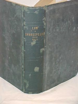 Seller image for Commentaries on the Law in Shakespeare for sale by Princeton Antiques Bookshop