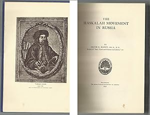 Seller image for THE HASKALAH MOVEMENT IN RUSSIA. for sale by Chris Fessler, Bookseller