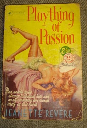 Bild des Verkufers fr Plaything Of Passion - VERY RARE PULP zum Verkauf von THE BOOKSNIFFER