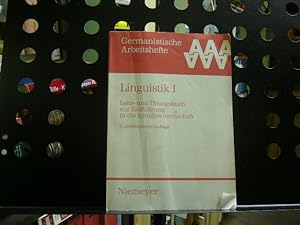 Seller image for Linguistik I. Lehr- und bungsbuch zur Einfhrung in die Sprachwissenschaft for sale by Antiquariat im Kaiserviertel | Wimbauer Buchversand