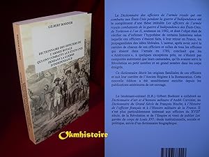 Dictionnaire des officiers de l'armée royale qui ont combattu aux Etats-Unis pendant la guerre d'...