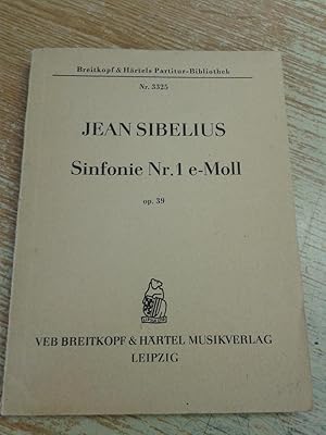 Sinfonie Nr. 1 e-Moll Op. 39