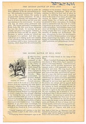 The Second Battle of Bull Run. [original single article from The Century Illustrated Monthly Maga...