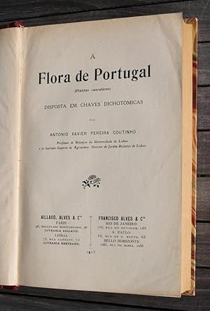 Seller image for Flora de Portugal - disposta em chaves dichotomicas. for sale by Antiquariat Lycaste